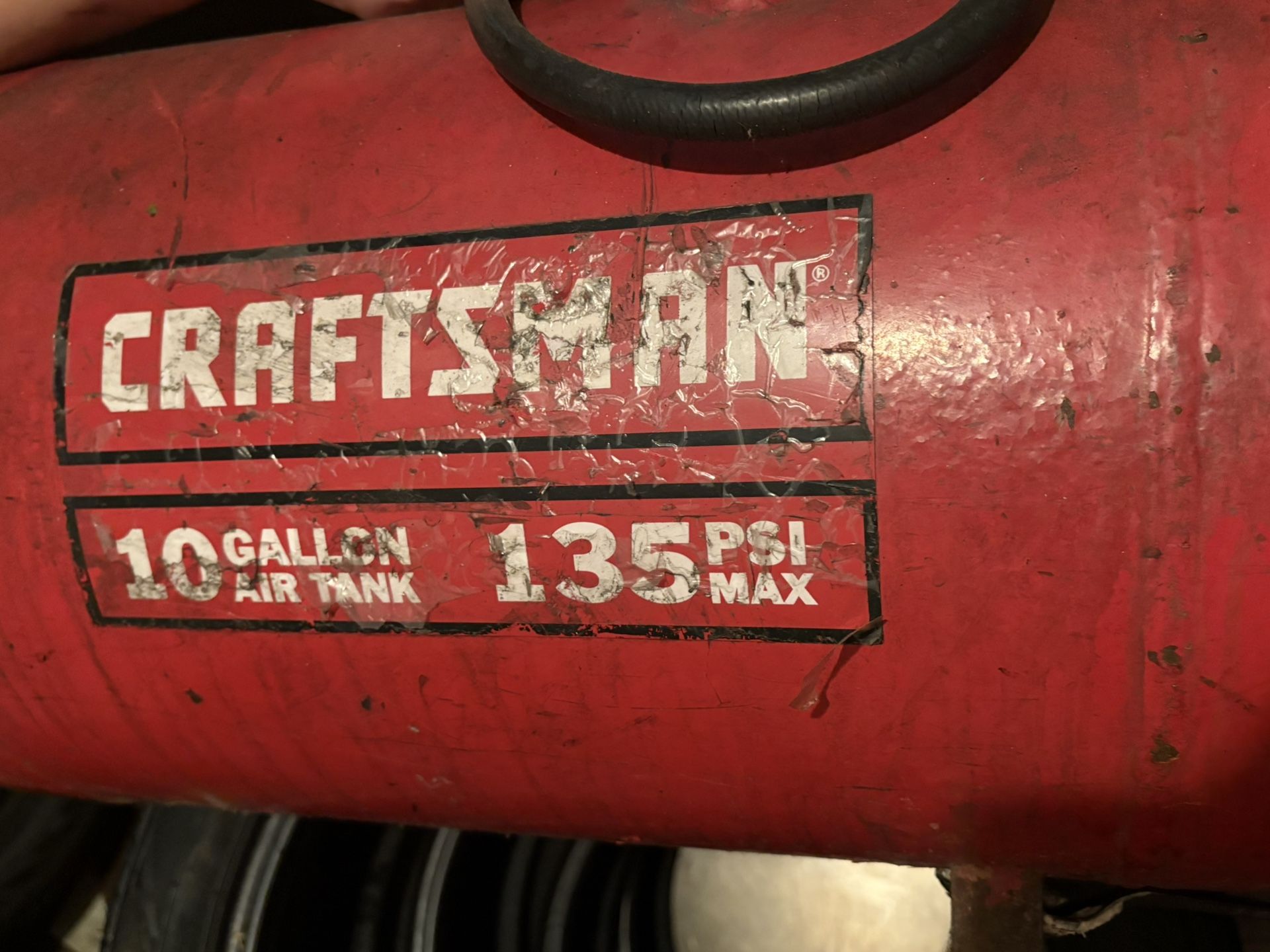 Craftsman Portable 10 Gallon Air Tank 135PSI