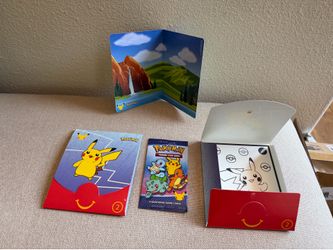 Pokémon Happy Meal Toy McDonald's TCG Card Pack Pikachu 25th Anniversary