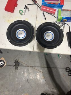 Pair of Power Acoustik Gothic 12” Subs