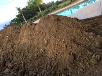 Clean dirt from Malibu