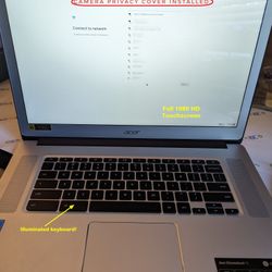 Acer Chromebook 15 - 1080 HD Touchscreen, Pentium 4GB