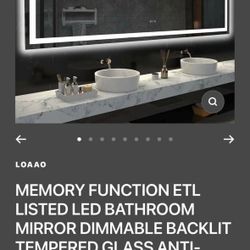 Led Vanity Mirror X-Large 84x32