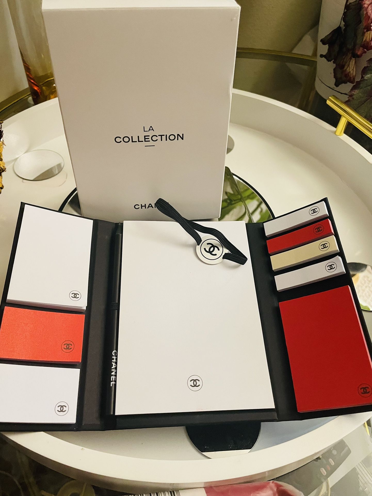 CHANEL LA Collection Pencil, Notebook, Sticky Note Set Novelty NEW