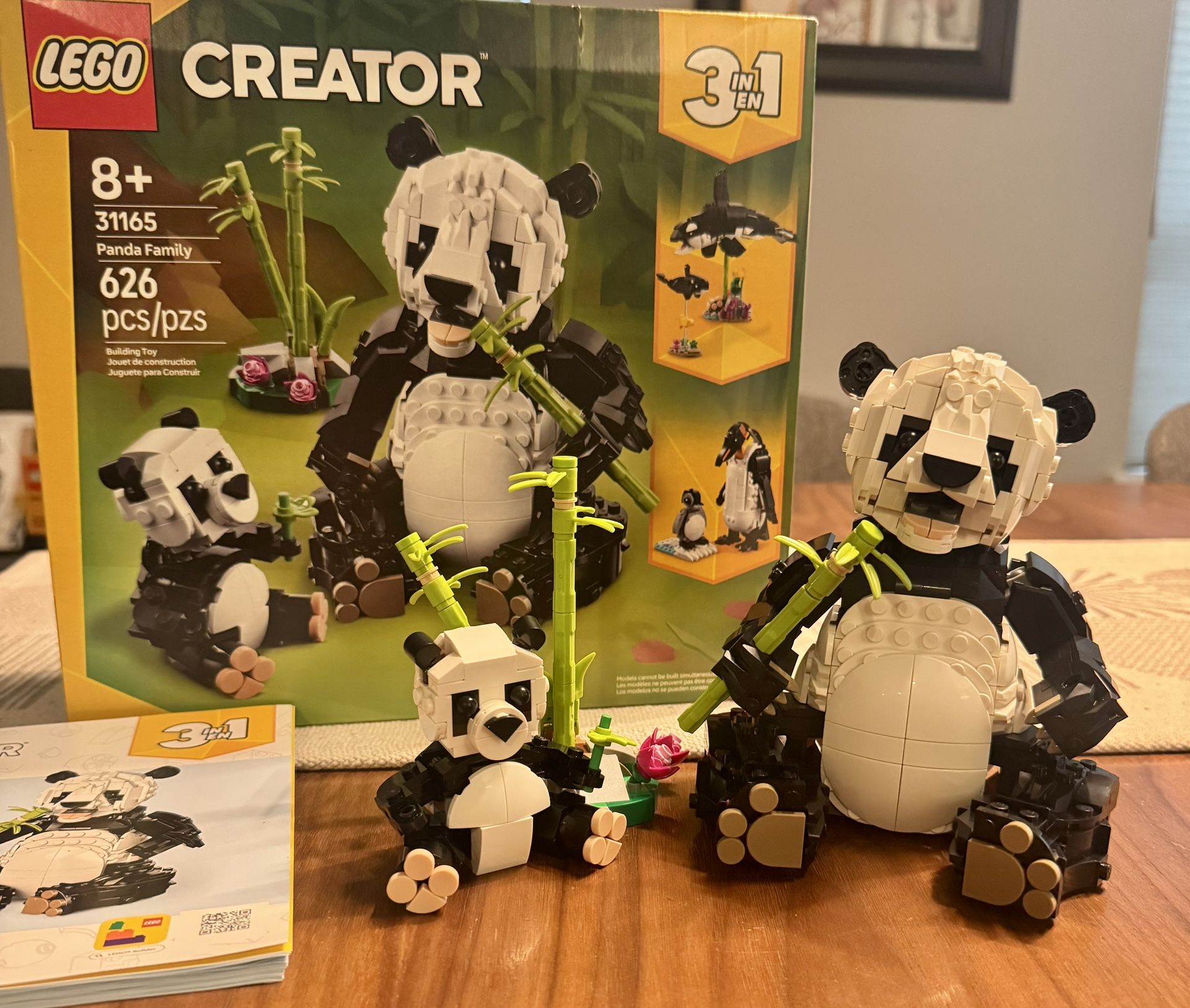 Lego Creator 3-in-1 Wild Animals: Panda Family 31165