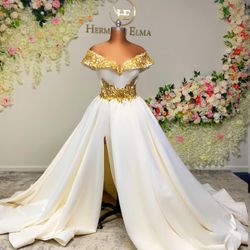 CUSTOM WEDDING DRESS W/POCKETS