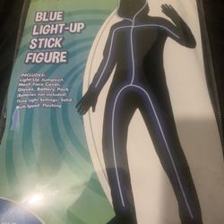 Child Light Up Stick Figure , It’s Missing The Face Mesh Size 8/10 In Child 