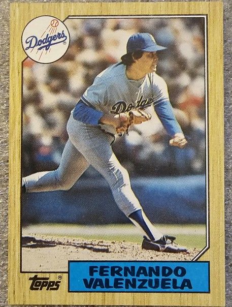 Fernando Valenzuela # 410 '87 Topps Baseball Card 