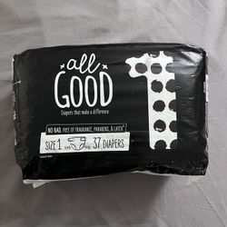 All Good Diapers Size 1