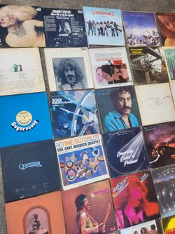 100 vintage vinyl records
