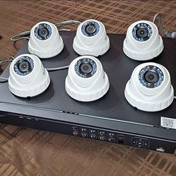 6  HD Cameras With DVR Recorder - Hablo Espanol$SPECIAL DEAL‼️