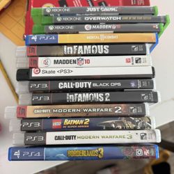 PS3,ps4, Xbox One Game Discs