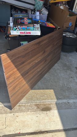 Bed frame with headboard