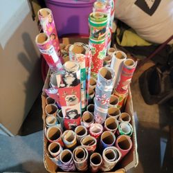 Christmas Paper Rolls