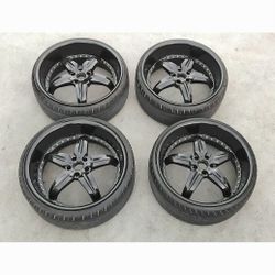 22 Inch Foose Wheels 5x4.5 Rims 22s 5 Lug 