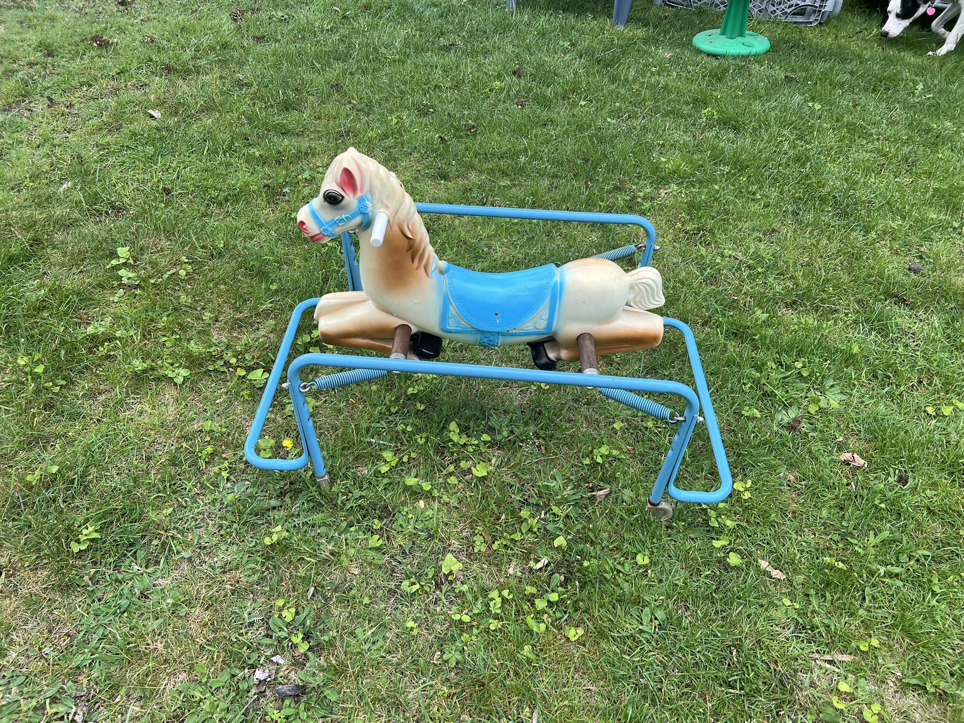 vintage Wonder Horse spring-action rocking horse