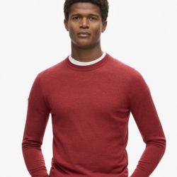 Superdry Marl Red Marino Sweater 