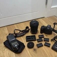 Canon EOS R6 Mark II With Canon RF 24-70mm F2.8 Lens Bundle With Spare Batteries.
