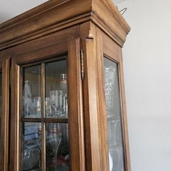 Antique oak hutch