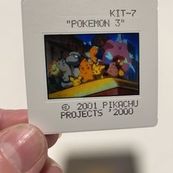 Pokemon 2001 "Pikachu Projects" Film Press Slide