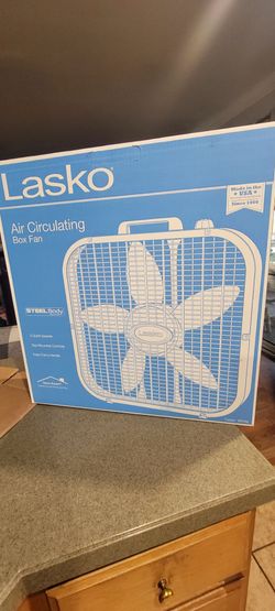 Lasko Air Circulating Box Fan White