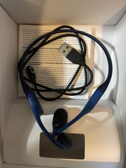 Shokz - OpenRun Mini S803 Bone Conduction Open-Ear Endurance Headphones - Black (One ear working )