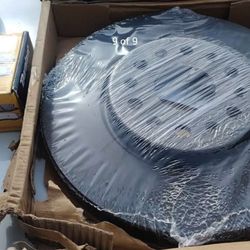 Two new front rotors. And front and back set of brake pads