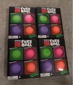 Nee-doh fuzz ball 4 pack