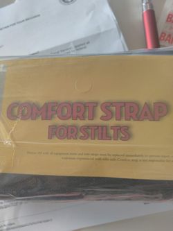 Brand new comfort straps for drywall stilts still in package