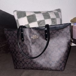 Coach signature tote