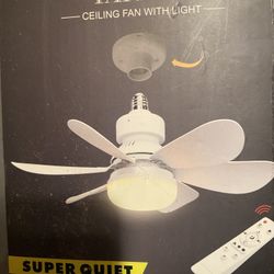 Silent fan with the remote