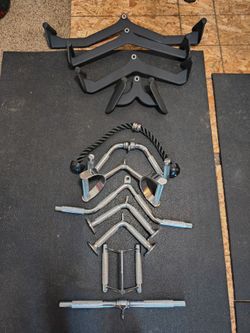 various cable machine attachments