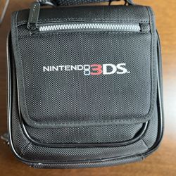 Official Nintendo 3DS Black Carry Case Travel Bag padded elite transporter