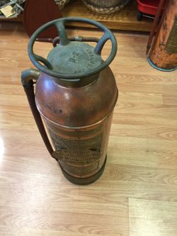 Antique fire extinguisher