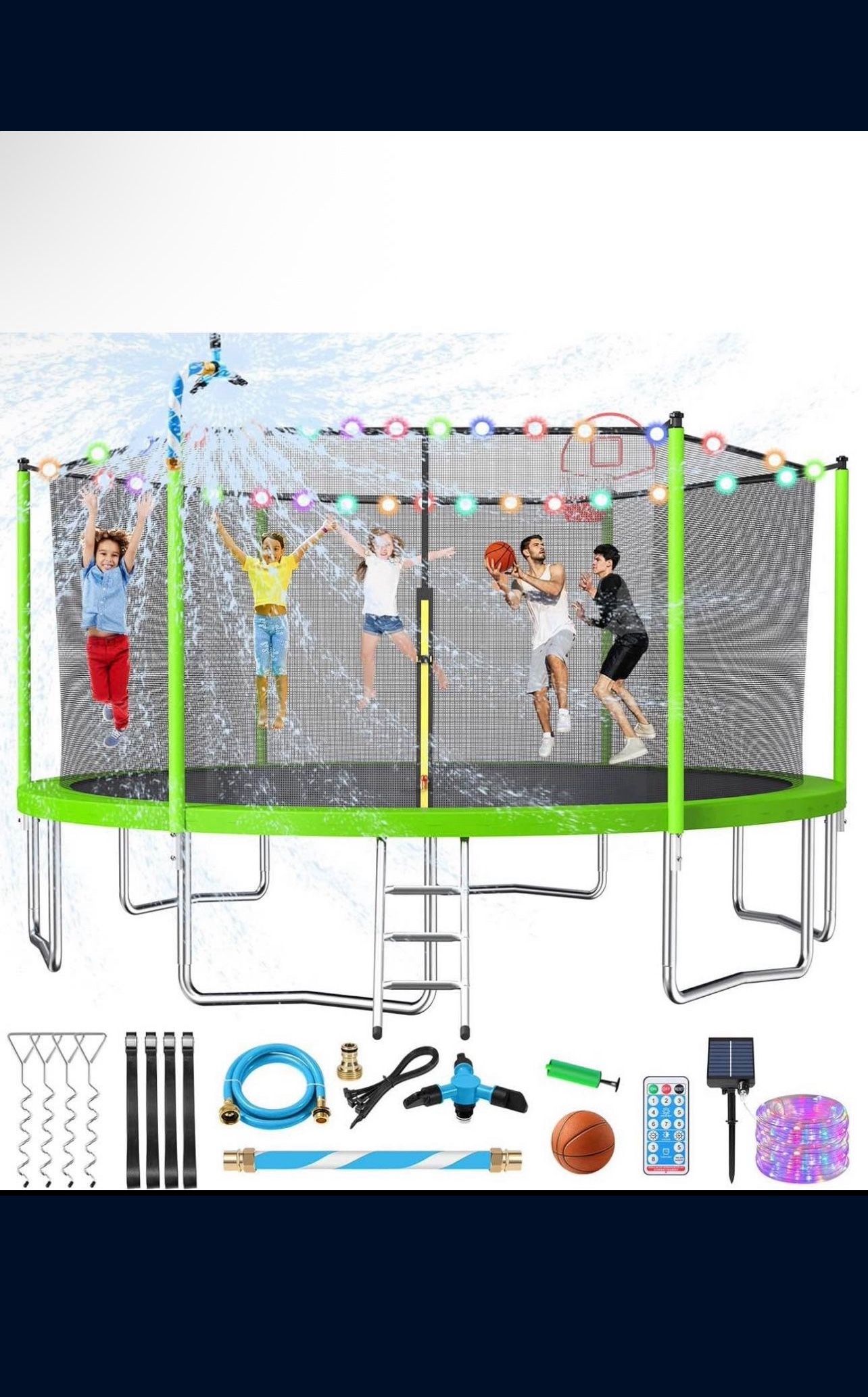 brand new patio trampoline 14 ft in box