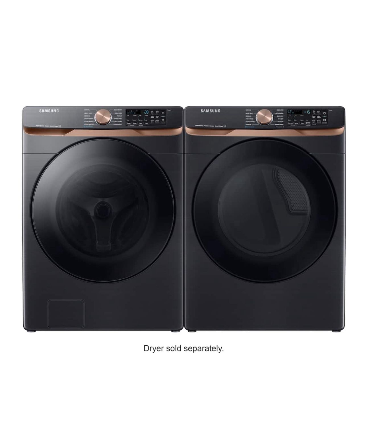 Samsung 5.0cu Front Load Washer + 7.5Cu Gas Dryer Set Brand New