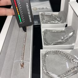 Moissanite Tennis Bracelets 