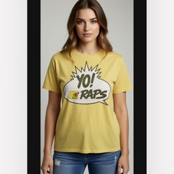 Vintage MTV MUSIC TELEVISION T SHIRT 1980 Authentic  Henley 