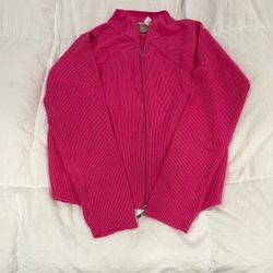 Nice Hot Pink Sweater Size XL 