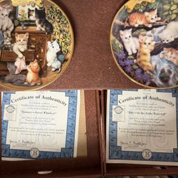 Bradford Exchange Cat Plate Collection 