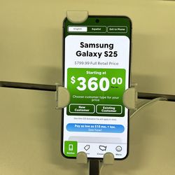 Samsung Galaxy S25 as low as $15 a month!