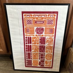 Vintage Mayan Calendar 1992