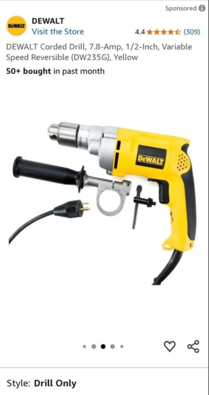 Dewalt Corded Drill