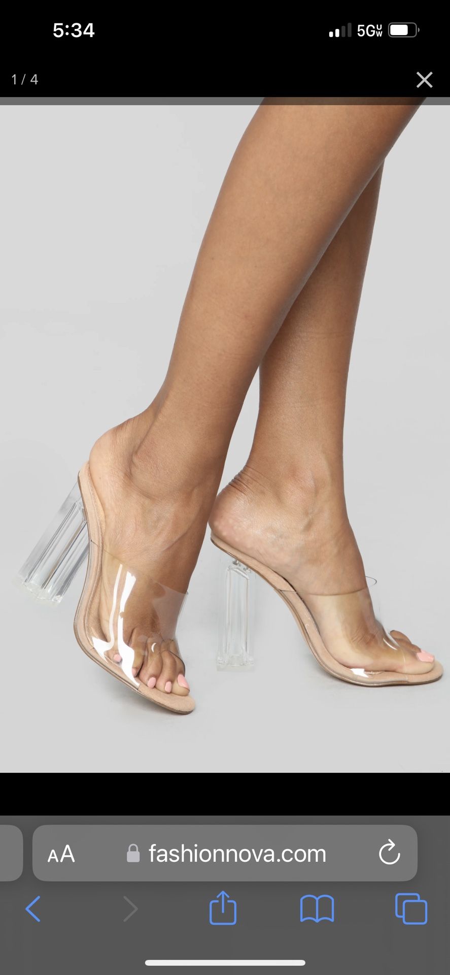Brand New Clear Heels
