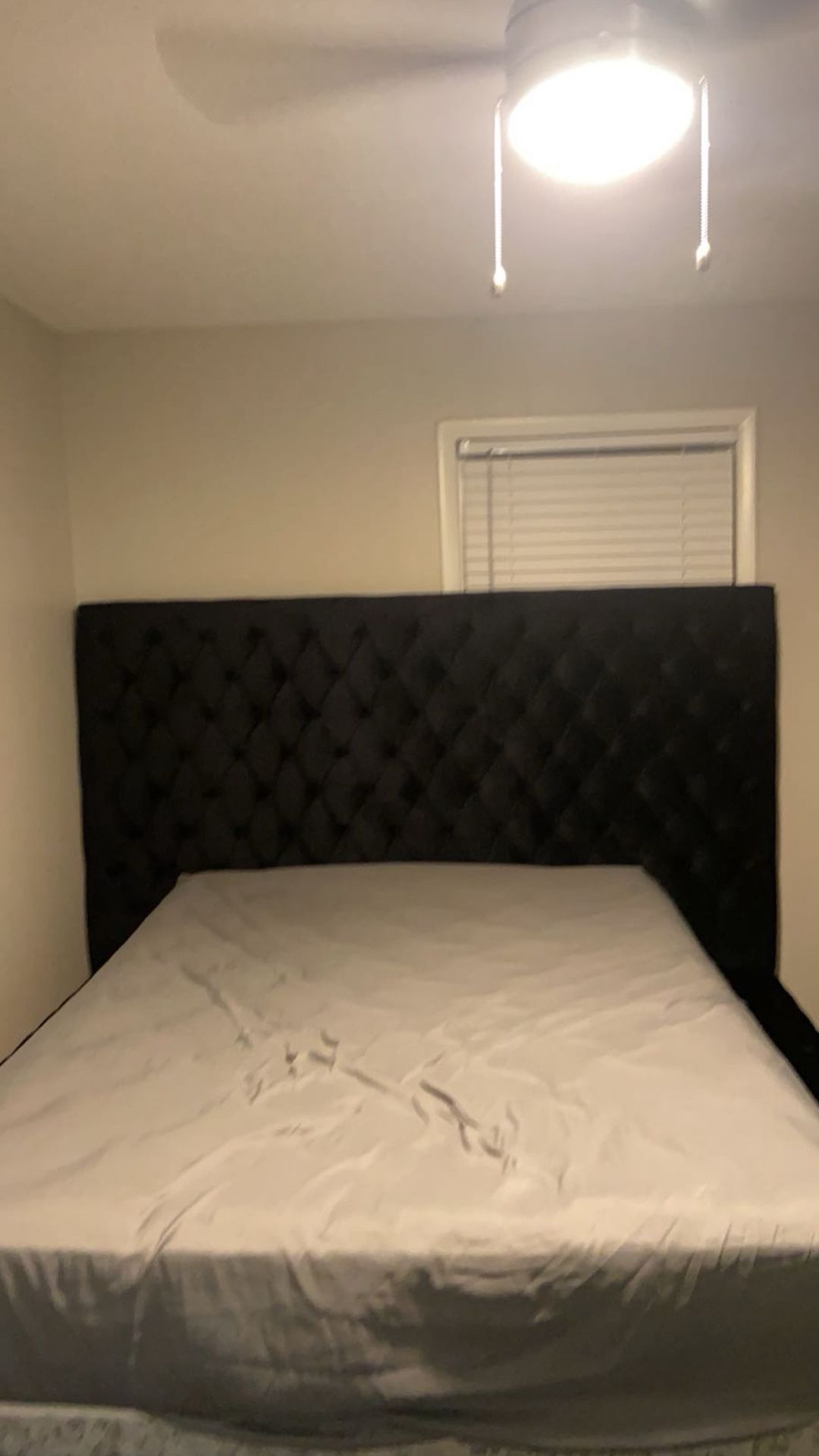Queen size bed frame (storage bed all around) Mattress and box spring not included