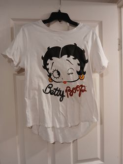White Betty Boop shirt