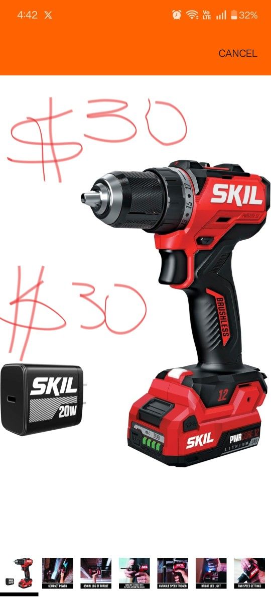 Skil Cordless Drill