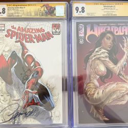 Lot Of CGC COMICS Signed 