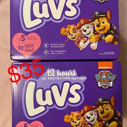 Brand New Luvs Diapers Size 6