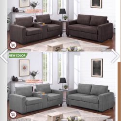 2 Pc Sofa Set 