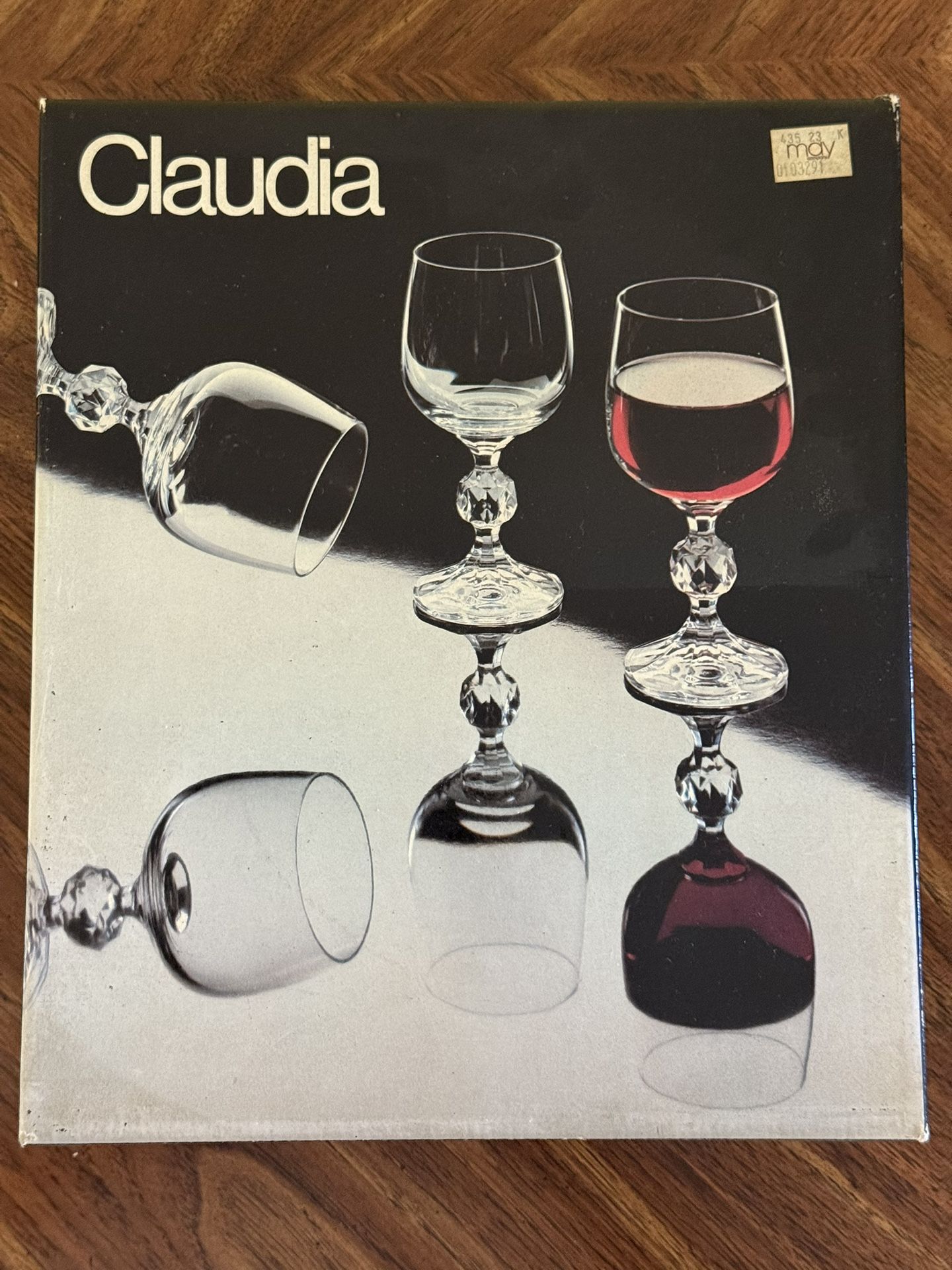 Bohemia Claudia Fine Lead Crystal Wine Glasses